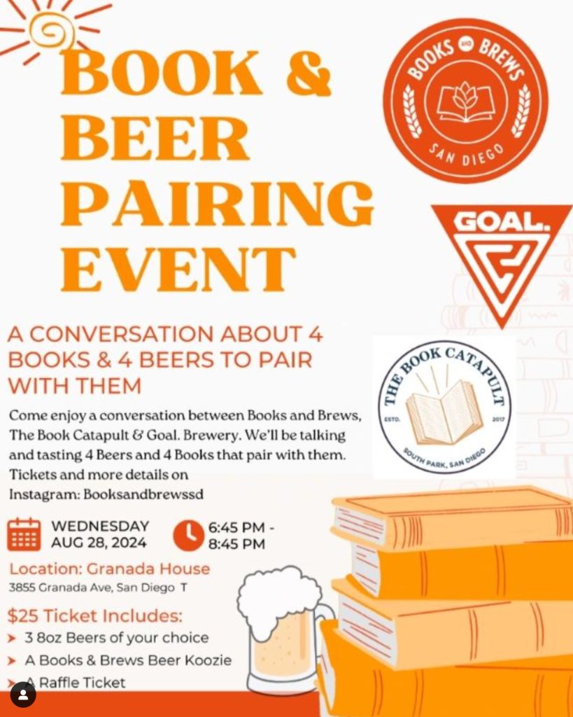 book-and-beer pairing granada house