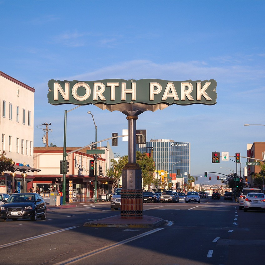 north park sign san diego california