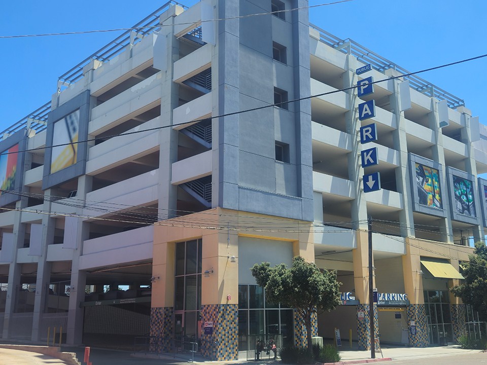 parking garage in north park san diego